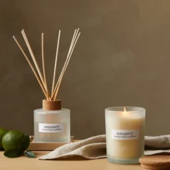 The Edited Life Edited Life Bergamot Candle & Diffuser Bundle